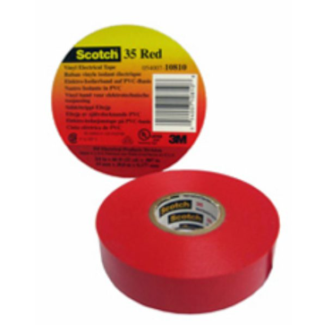 3M TAPE ELECTRICO SCOTCH 35 ROJO 3/4X20MTS