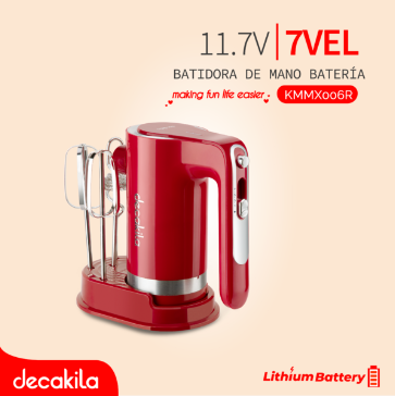 DECAKILA BATIDORA DE MANO 11.1V / KMMX006R