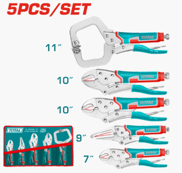 JUEGO ALICATES PRESIÓN TOTAL 5PCS / TOS23091