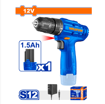 HE/TALADRO BATERIA WADFOW 12V 3/8 750RPM / UWCDS511