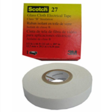 3M TAPE ELECTRICO SCOTCH 27 FIBRA VIDRIO 1/2X20MTS