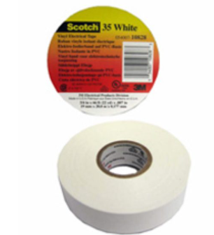 3M TAPE ELECTRICO SCOTCH 35 BLANCO 3/4X20MTS