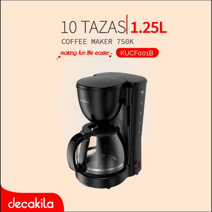 DECAKILA COFFEE MAKER 10 TAZAS / KUCF001B