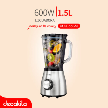 DECAKILA LICUADORA 1.5L 600W 2 VEL / KUJB006M