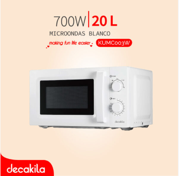 DECAKILA MICROONDAS 20L BLANCO / KUMC003W
