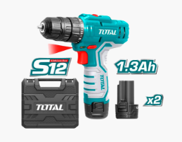 HE/TALADRO BATERIA TOTAL 12V 3/8 C/ESTUCHE LIT / UTDLI1232/12325