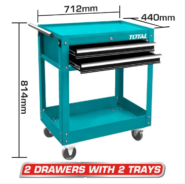 CARRO ORGANIZADOR TOTAL METAL 2 NIVELES / THPTC201