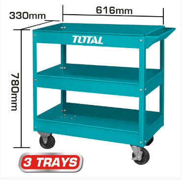 CARRO ORGANIZADOR TOTAL METAL 3 NIVELES / THPTC301